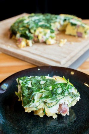 Slow Cooker Ham and Spinach Frittata + Crocktober 2015 Meal Plan Week 4 ...