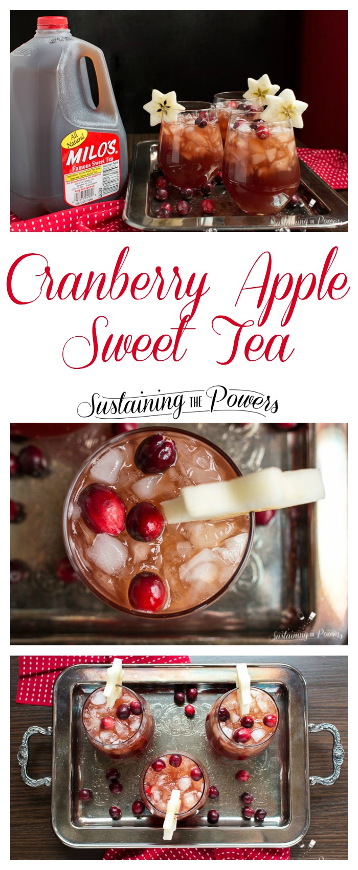 Cranberry Apple Sweet Tea - Your New Favorite Holiday Beverage ...