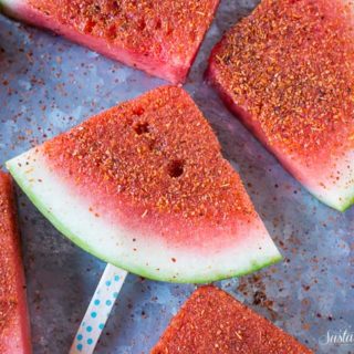 Chili Lime Watermelon Pops - Sustaining the Powers